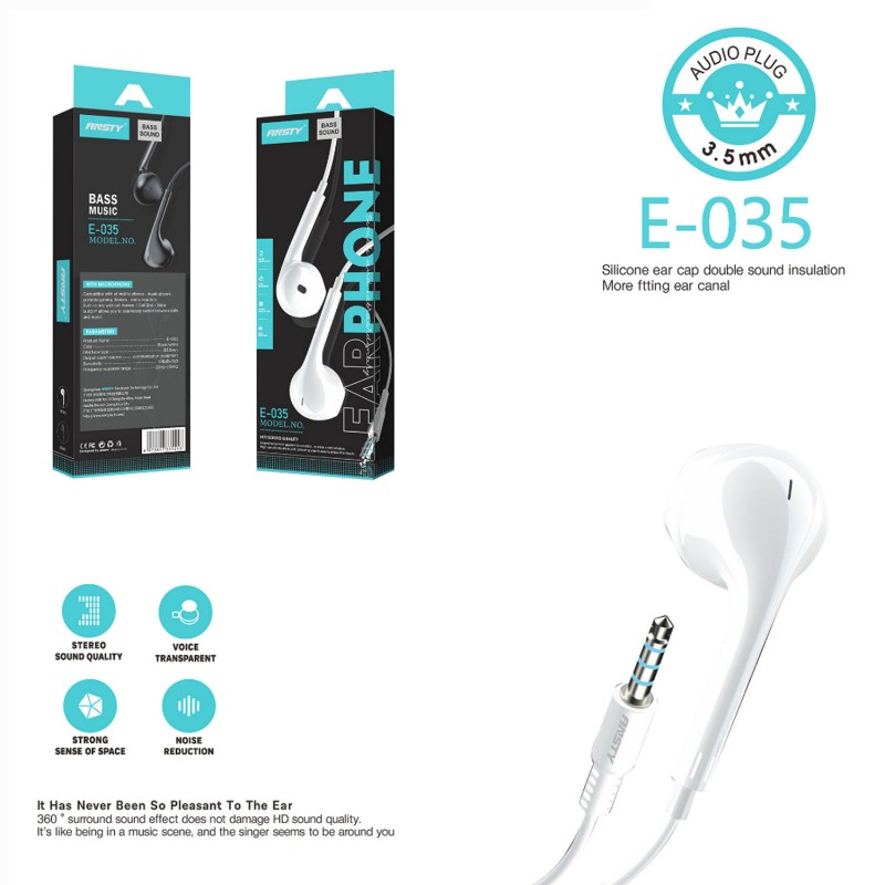 Picture of Enesti Wired Earphone E-035